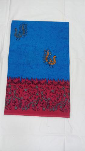 POWERLOOM PRINTED SAREES WITH BLOUSE